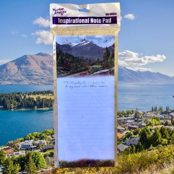 Inspirational Note Pad 100 Sheets Bible TO EVERYTHING THERE IS A SEASON New - Picture 3 of 11